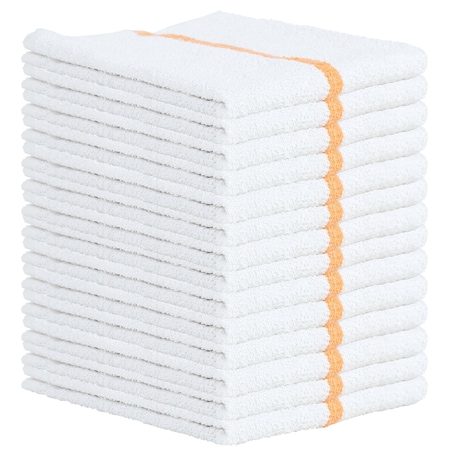 Monarch Brands Qwick Wick Bar Mop Terry Towels , Gold, 12PK P-N030-G65-5DZ